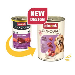Animonda GranCarno Original Hund Nassfutter Adult Rind und Lamm 24x400 g - 24 x 400 g – Bild 1 von 2