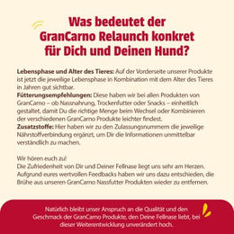 Produktbild von Animonda GranCarno Original Hund Nassfutter Junior Pute Stückchen in Sauce 6x400 g - 6 x 400 g
