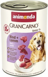Animonda GranCarno Original Hund Nassfutter Senior Rind und Lamm 6x400 g - 6 x 400 g – Bild 1 von 2
