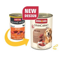 Produktbild von Animonda GranCarno Original Nassfutter Hund Adult Ente 6x400 g - 6 x 400 g