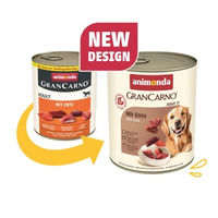 Produktbild von Animonda GranCarno Original Nassfutter Hund Adult Ente und Schwein 12x800 g - 12 x 800 g