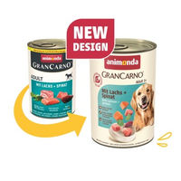 Produktbild von Animonda GranCarno Original Nassfutter Hund Adult Lachs 6x400 g - 6 x 400 g