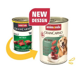 Animonda GranCarno Original Nassfutter Hund Adult Wild 24x400 g - 24 x 400 g – Bild 1 von 2