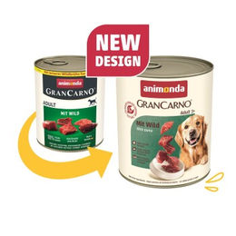 Animonda GranCarno Original Nassfutter Hund Adult Wild 24x800 g - 24 x 800 g – Bild 1 von 2