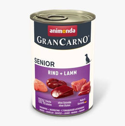 Animonda GranCarno Senior Hundefutter Rind und Lamm Getreidefrei 6 x 400 g Dosen - 6 x 400 g – Bild 1 von 11