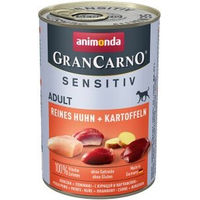 Produktbild von Animonda GranCarno Sensitiv Hund Adult Nassfutter Huhn und Pute 6x400 g - 6 x 400 g