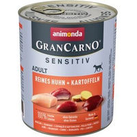 Produktbild von Animonda GranCarno Sensitiv Hund Adult Nassfutter Huhn und Rind 24x800 g - 24 x 800 g