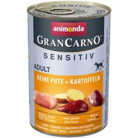 Produktbild von Animonda GranCarno Sensitiv Hund Adult Nassfutter Pute und Kartoffel 12x400 g - 12 x 400 g