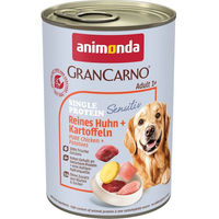 Produktbild von Animonda GranCarno Sensitiv Hundefutter Huhn und Kartoffel glutenfrei 24x400g