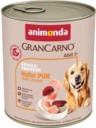 Produktbild von Animonda GranCarno Single Protein Huhn pur Nassentrinkfutter für erwachsene Hunde 24x800g