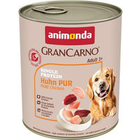 Produktbild von Animonda GranCarno Single Protein Huhn pur Nassentrinkfutter für erwachsene Hunde 24x800g