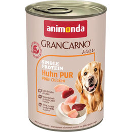 Produktbild von Animonda GranCarno Single Protein Huhn pur Nassfutter für erwachsene Hunde 24x400g