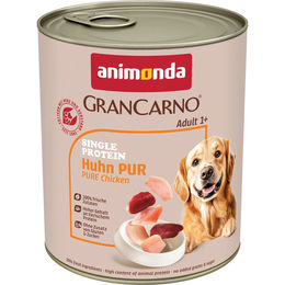 Produktbild von Animonda GranCarno Single Protein Huhn pur Nassfutter für Hunde Adult 6x800g