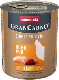 Produktbild von Animonda GranCarno Single Protein Hund Adult Huhn pur getreidefrei Nassfutter 12x800 g - 12 x 800 g