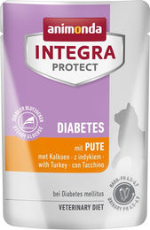 Produktbild von Animonda Integra Protect Adult Diabetes Katzen Nassfutter Pute 48 x 85 g - 48 x 85 g