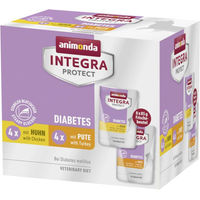 Produktbild von Animonda Integra Protect Adult Diabetes Nassfutter für Katzen Huhn und Pute 24 x 85 g Mixpack