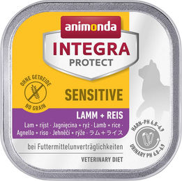 Animonda Integra Protect Adult Sensitive Katzen Nassfutter Lamm und Reis 16x100g - 16 x 100 g – Bild 1 von 4