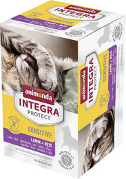 Animonda Integra Protect Adult Sensitive Katzen Nassfutter Lamm und Reis 6 x 100 g Diätfutter für Allergien - 6 x 100 g – Bild 1 von 6