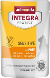 Produktbild von Animonda Integra Protect Adult Sensitive Katzenfutter Pute 48 x 85 g - 48 x 85 g