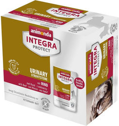 Produktbild von Animonda Integra Protect Adult Urinary Diätfutter Nassfutter Rind getreidefrei 24x85g