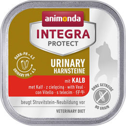 Animonda Integra Protect Adult Urinary Struvit Diätfutter für Katzen mit Kalb 16 x 100 g - 16 x 100 g – Bild 1 von 6