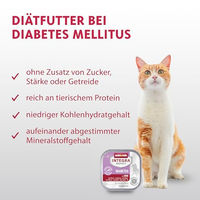 Produktbild von Animonda Integra Protect Diabetes Adult Katzen Diätfutter mit Rind 6 x 100 g Schale ohne Zucker - 6 x 100 g