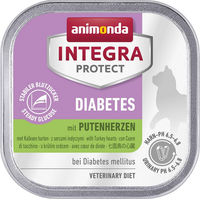 Produktbild von Animonda Integra Protect Diabetes Diätfutter für erwachsene Katzen mit Putenherzen 16 x 100g - 16 x 100 g