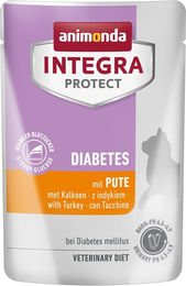 Produktbild von Animonda Integra Protect Diabetes Diätfutter für erwachsene Katzen Pute Nassfutter 24x85g - 24 x 85 g