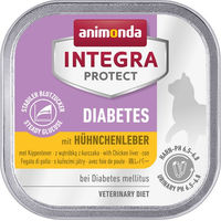 Produktbild von Animonda Integra Protect Diabetes Katzenfutter Hühnerleber Nassfutter 16 x 100 g