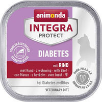 Produktbild von Animonda Integra Protect Diabetes Katzenfutter mit Rind für adulte Katzen 16x100g