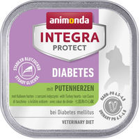 Produktbild von Animonda Integra Protect Diabetes Katzenfutter Putenherz Nassfutter 16 x 100 g