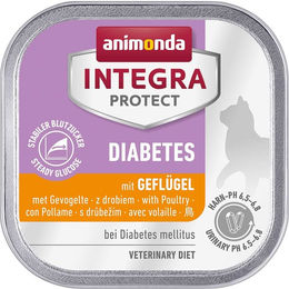 Produktbild von Animonda Integra Protect Diabetes Nassfutter für Katzen mit Geflügel 32x100g