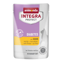 Produktbild von Animonda Integra Protect Diabetes Nassfutter Huhn für erwachsene Katzen 24x85g