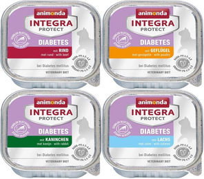 Produktbild von Animonda Integra Protect Diabetes Nassfutter Mixpaket für adulte Katzen