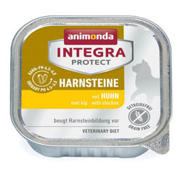 Animonda Integra Protect Harnsteine Katzen Nassfutter Diätfutter mit Huhn 16 x 100g - 16 x 100 g – Bild 1 von 4