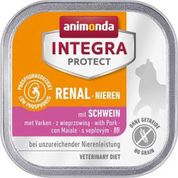 Produktbild von Animonda Integra Protect Niere Katzen Nassfutter Schwein 16x100 g Diätfutter - 16 x 100 g