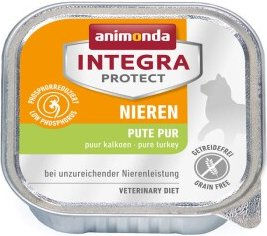 Produktbild von Animonda Integra Protect Niere Katzendiät Nassfutter Pute pur 16x100 g - 16 x 100 g