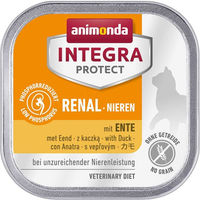 Produktbild von Animonda Integra Protect Renal Katzen Nassfutter Ente für adulte Katzen 16x100g