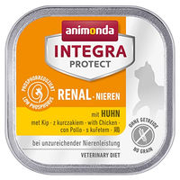 Produktbild von Animonda Integra Protect Renal Katzen Nassfutter Huhn für erwachsene Katzen bei Niereninsuffizienz 16 x 100g