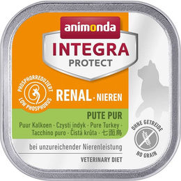 Produktbild von Animonda Integra Protect Renal Katzen Nassfutter Pute pur Adult 16x100g