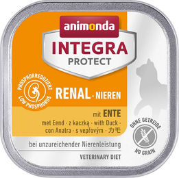 Animonda Integra Protect Renal Katzenfutter Nassfutter Ente Adult 16 x 100g - 16 x 100 g – Bild 1 von 5