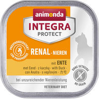 Produktbild von Animonda Integra Protect Renal Katzenfutter Nassfutter Ente Adult 16 x 100g - 16 x 100 g