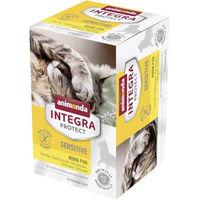 Produktbild von Animonda Integra Protect Sensitive Huhn Pur Diätfutter für erwachsene Katzen 6 x 100 g - 6 x 100 g