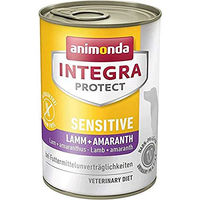 Produktbild von Animonda Integra Protect Sensitive Hundefutter Nass Lamm & Amaranth Monoprotein Stückchen in Sauce 24 x 400 g - 6 x 400 g