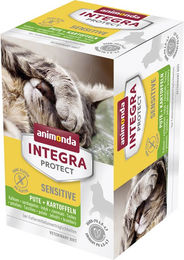 Animonda Integra Protect Sensitive Katzen Diätfutter Adult Pute und Kartoffel 6 x 100 g - 6 x 100 g – Bild 1 von 9