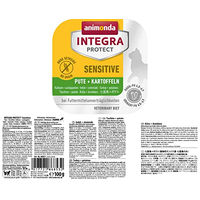 Produktbild von Animonda Integra Protect Sensitive Katzenfutter Pute mit Kartoffel Adult 16 x 100g - 16 x 100 g