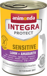 Produktbild von Animonda Integra Protect Sensitive Nassfutter für Hunde Lamm und Amaranth Hypoallergen 6 x 400 g - 6 x 400 g