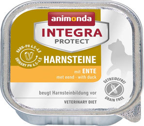 Animonda Integra Protect Urinary Oxalstein Katzenfutter Ente Diätfutter für erwachsene Katzen 16 x 100 g – Bild 1 von 1