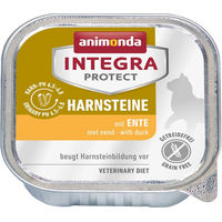 Produktbild von Animonda Integra Protect Urinary Oxalstein Katzenfutter Ente Diätfutter für erwachsene Katzen 16 x 100 g