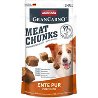 Produktbild von Animonda Meat Chunks Hund Snack Ente pur getreidefrei monoprotein 8x60 g - 6 x 60 g